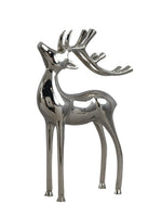 Metal Decorative Accent Reindeer, Small - Silver