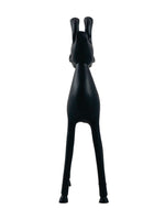 Metal Decorative Accent Reindeer, Small - Black