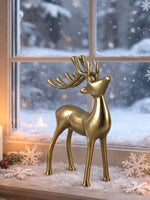 Metal Decorative Accent Reindeer, Small - Gold