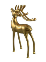 Metal Decorative Accent Reindeer, Small - Gold