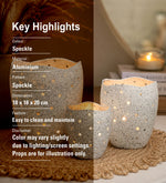 Votive Tealight Holder, Set Of 3 - White