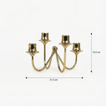 Candle Holder, Steel Tealight Holder, Holds 4 Candles